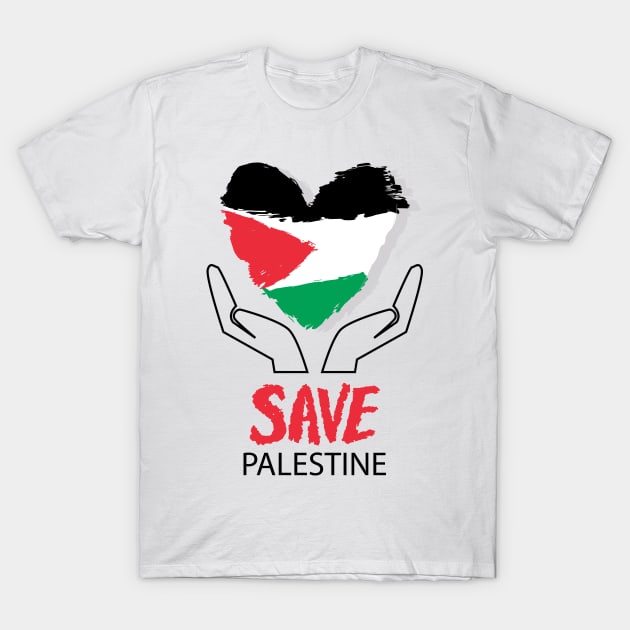 Save Palestine T-Shirt by Handini _Atmodiwiryo